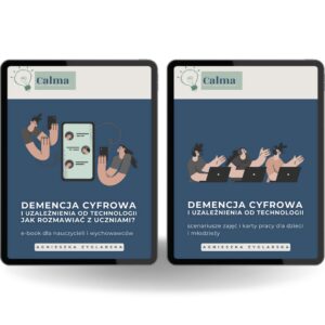 Zestaw Demencja cyfrowa – e-book i karty pracy o higienie cyfrowej, FOMO i detoksie technologicznym