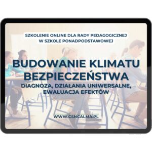 Budowanie klimatu bezpieczeństwa – diagnoza, działania i ewaluacja