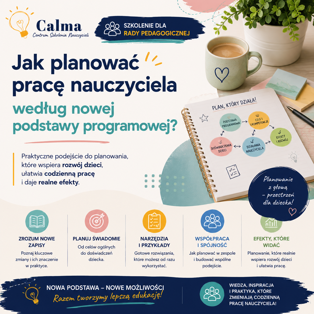 Jak planować pracę nauczyciela według nowej podstawy programowej?