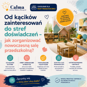 Od kącików zainteresowań do stref doświadczeń – organizacja nowoczesnej sali