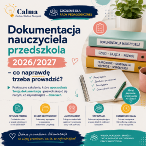 Dokumentacja nauczyciela przedszkola 2026/2027 – co naprawdę trzeba prowadzić?