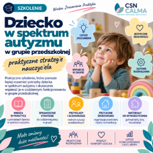 Dziecko w spektrum autyzmu w grupie przedszkolnej – praktyczne strategie nauczyciela