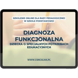 Diagnoza funkcjonalna dziecka ze SPE – szkolenie dla nauczycieli