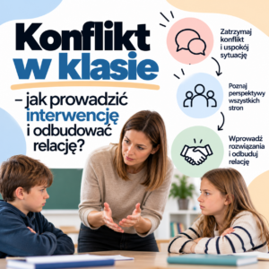 Konflikt w klasie – jak prowadzić interwencję i odbudować relację?