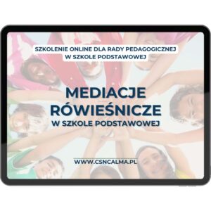 Mediacje rówieśnicze w szkole – praktyczne szkolenie dla nauczycieli