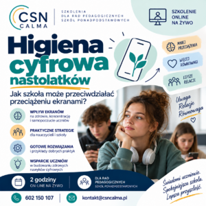 Higiena cyfrowa nastolatków - jak szkoła może przeciwdziałać przeciążeniu ekranami?