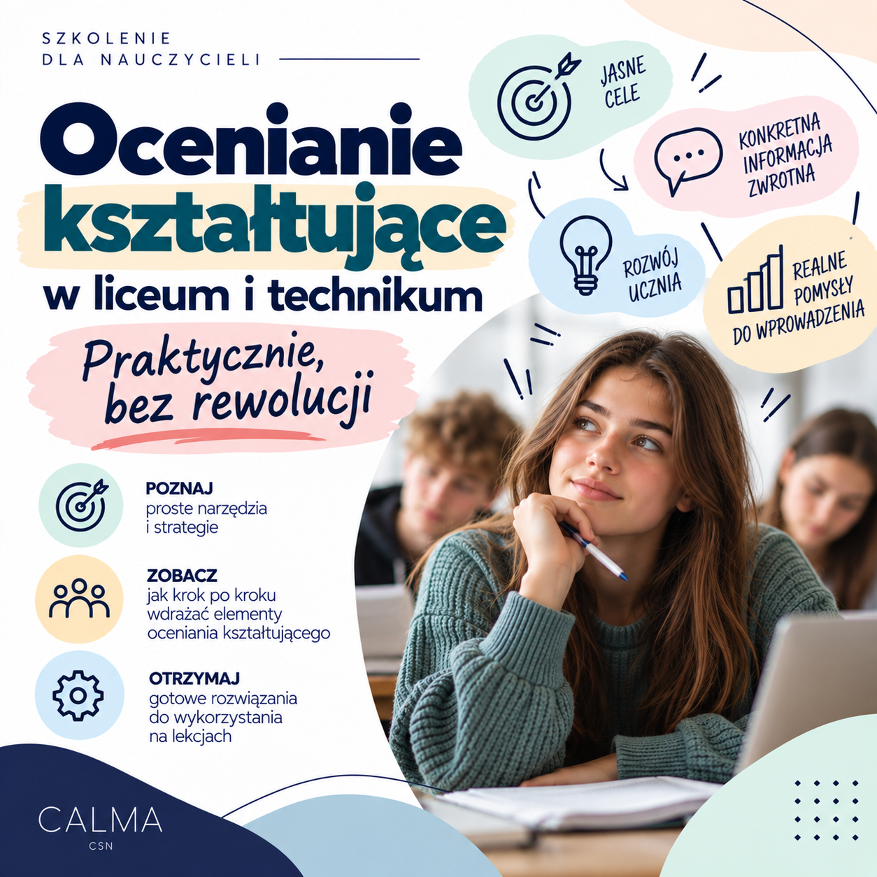Ocenianie kształtujące w liceum i technikum - praktycznie, bez rewolucji