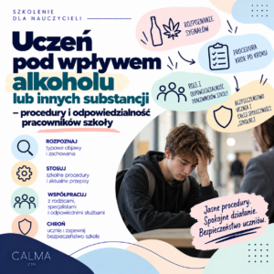 Uczeń pod wpływem alkoholu lub innych substancji -procedury i odpowiedzialność pracowników szkoły