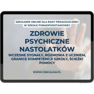 Zdrowie psychiczne nastolatków – wczesne sygnały, rozmowa, ścieżki pomocy
