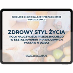 Zdrowy styl życia w przedszkolu