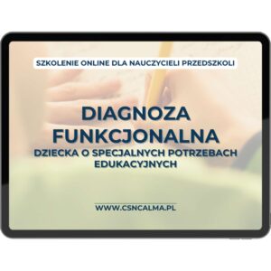 Diagnoza funkcjonalna dziecka w przedszkolu (online na żywo) 05.03.2026 18:00-20:00