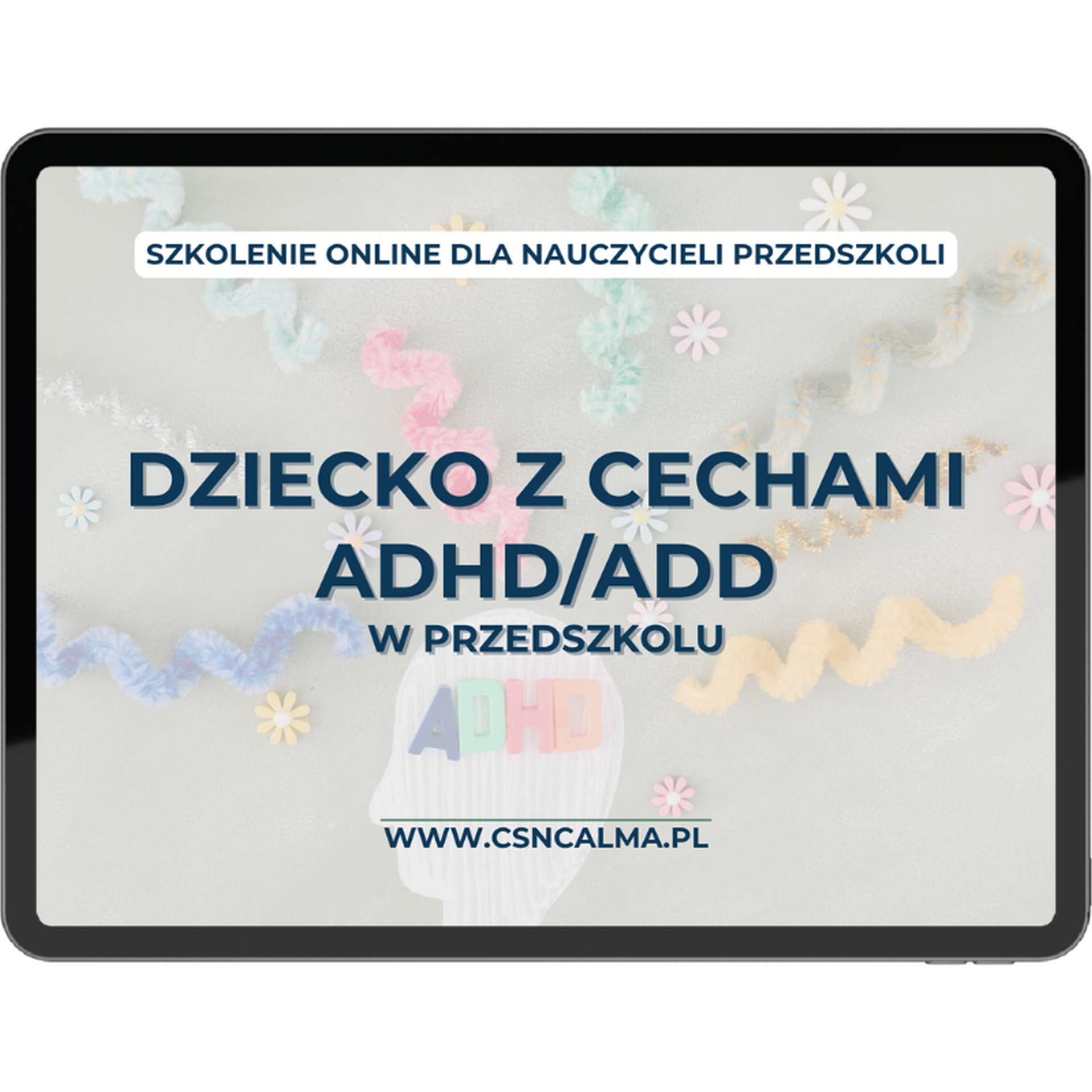 Dziecko z cechami ADHD/ADD w przedszkolu (online na żywo) 26.02.2026 18:00-20:00