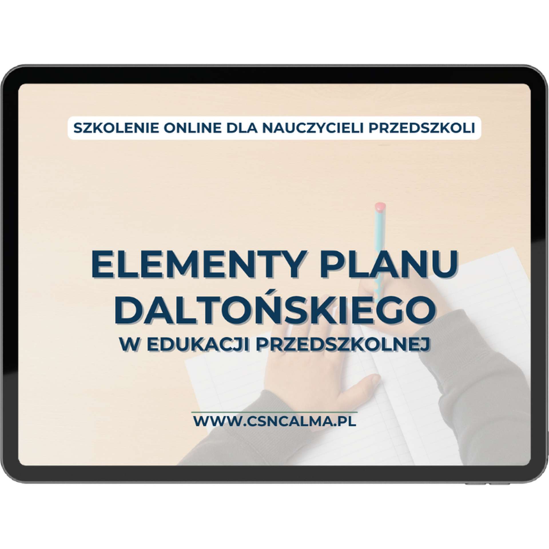 Elementy planu daltońskiego w edukacji przedszkolnej (online na żywo) 19.03.2026 18:00-20:00