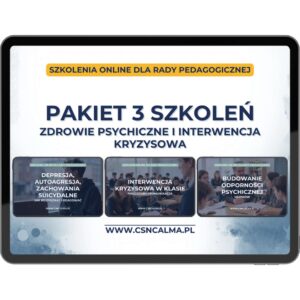 Zdrowie psychiczne uczniów – szkolenie dla nauczycieli | Pakiet 3 szkoleń