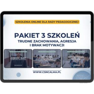 Trudne zachowania uczniów – 3 szkolenia dla nauczycieli