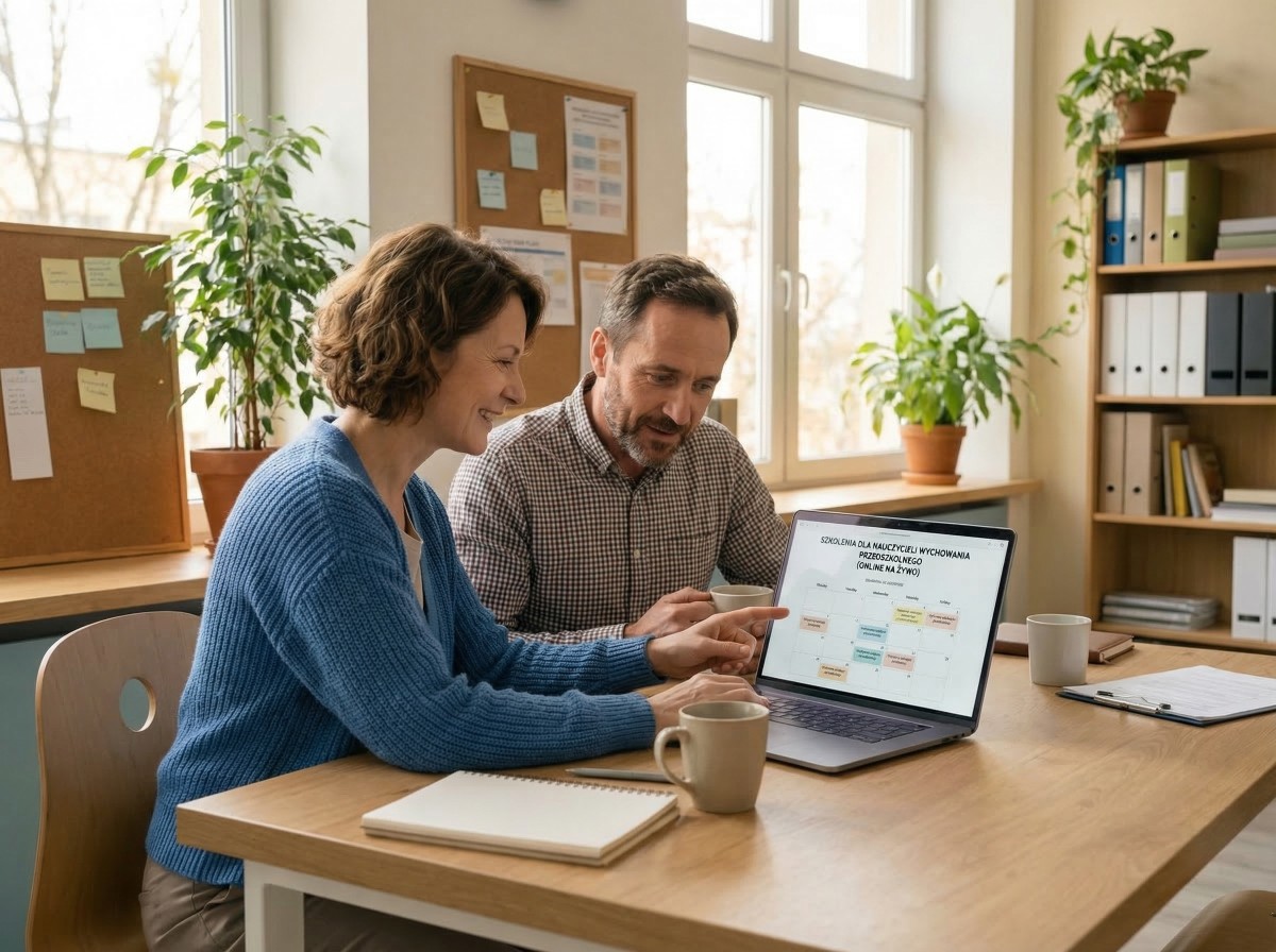 Szkolenia dla nauczycieli wychowania przedszkolnego (online na żywo) – aktualne tematy i oferta dla przedszkoli