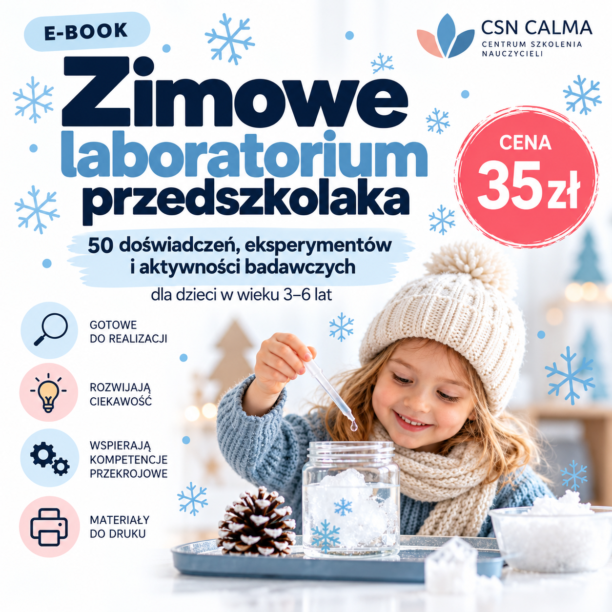 Zimowe laboratorium przedszkolaka – 50 doświadczeń
